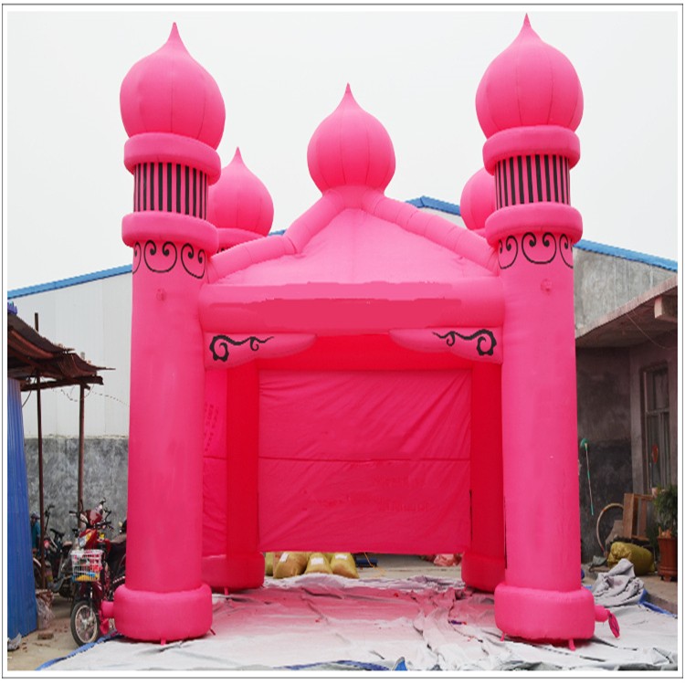 龙楼镇粉色帐篷